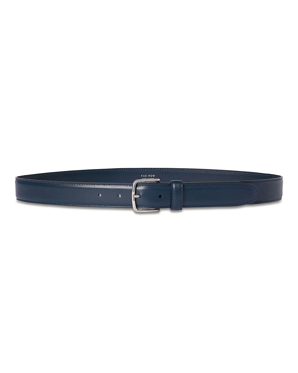 Image 1 of The Row Classic Belt in Zaffiro ANS