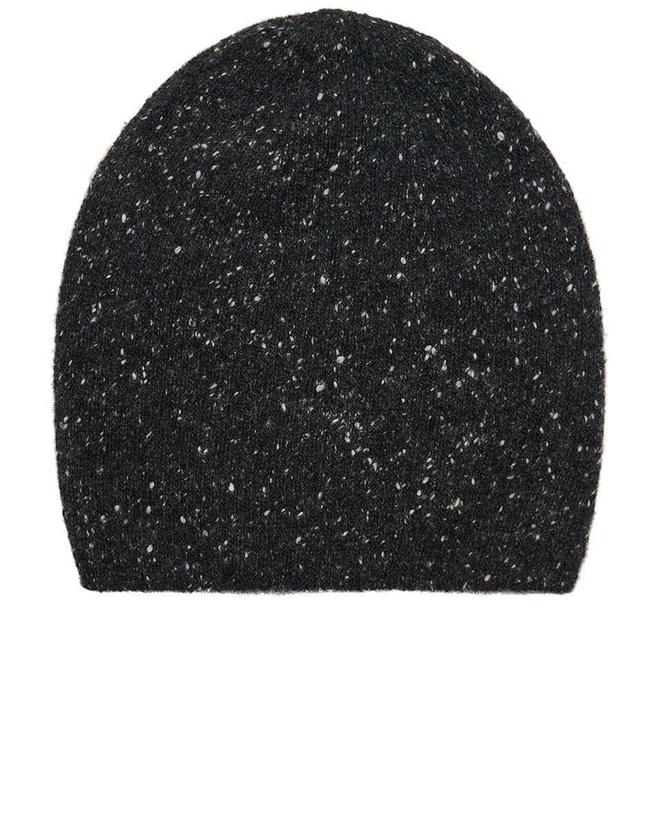 Image 1 of The Row Marvy Beanie in Charcoal Melange