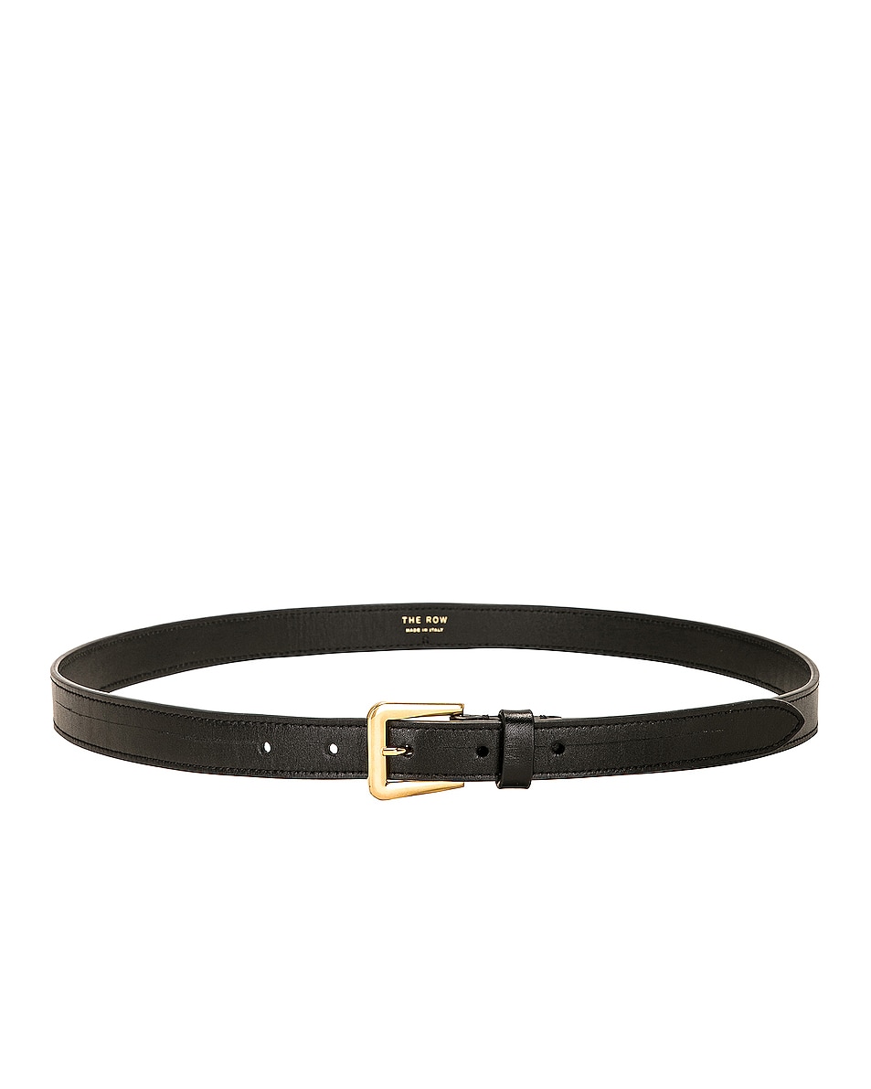 Image 1 of The Row Cora Belt in Black SHG