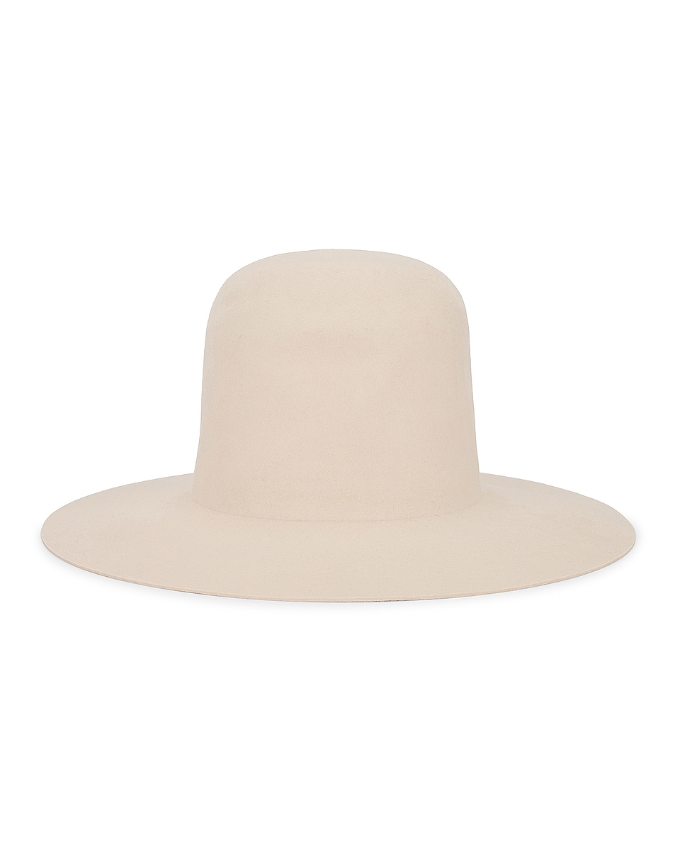 Image 1 of The Row Rosella Hat in Ivory