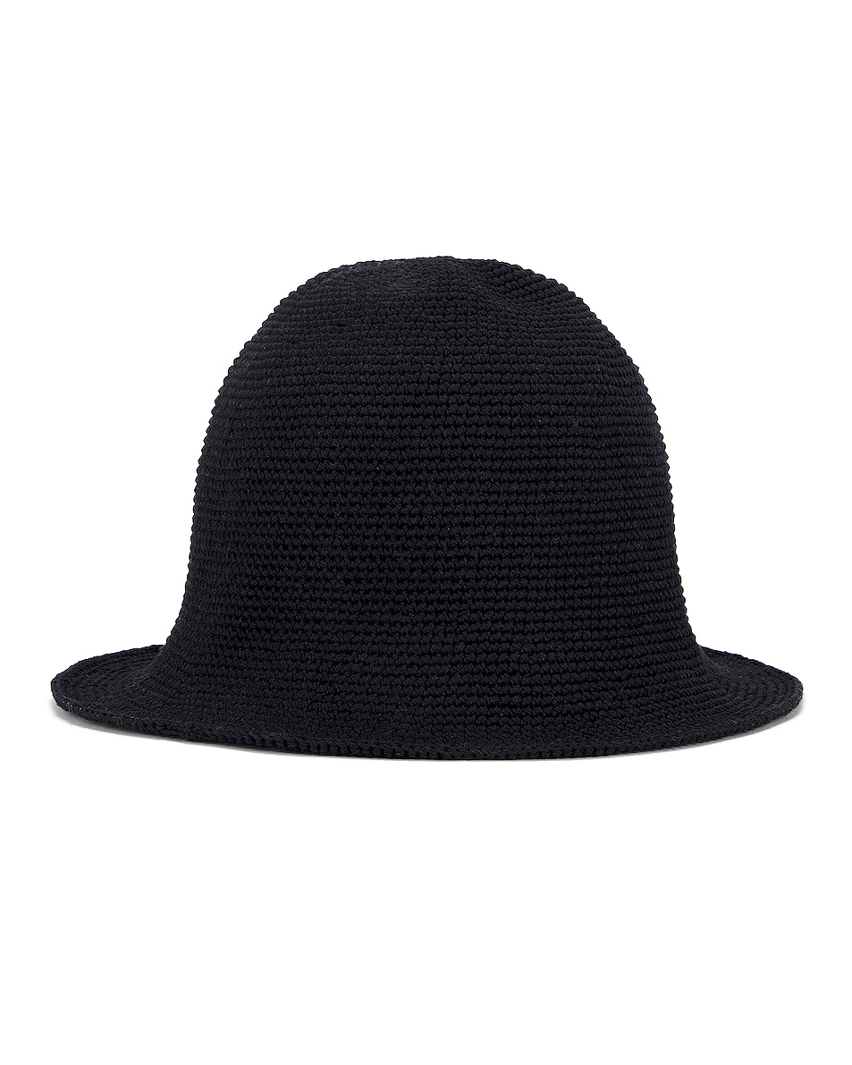 Image 1 of The Row Carrol Hat in BLACK