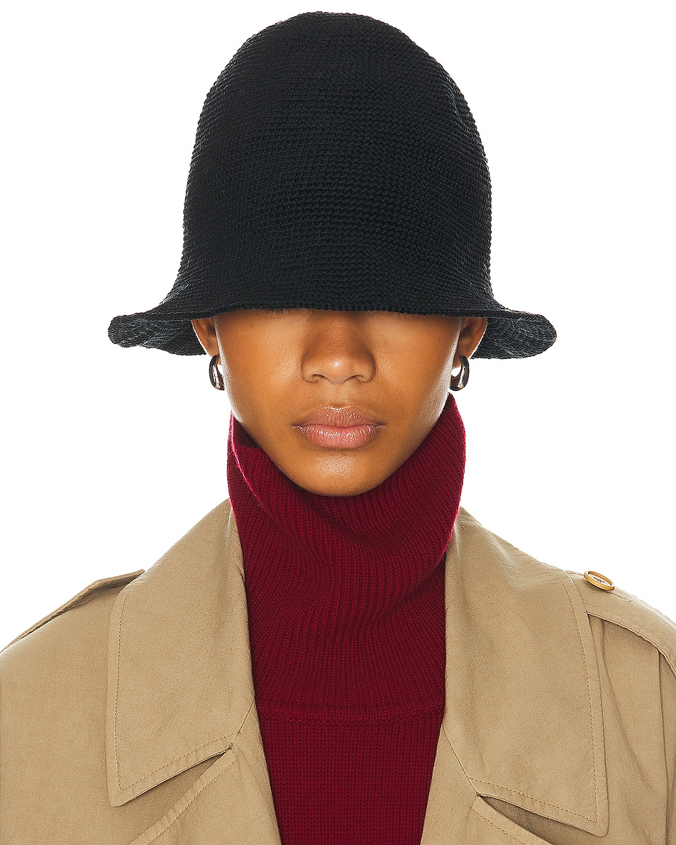 The Row Carrol Hat in BLACK | FWRD