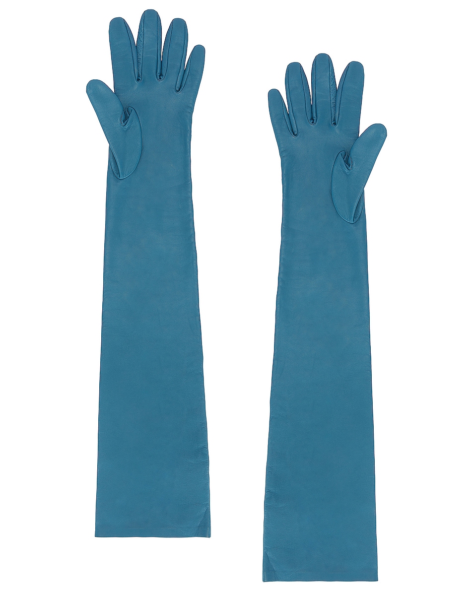 Simon Row The Row Simon Gloves in BLUE | FWRD