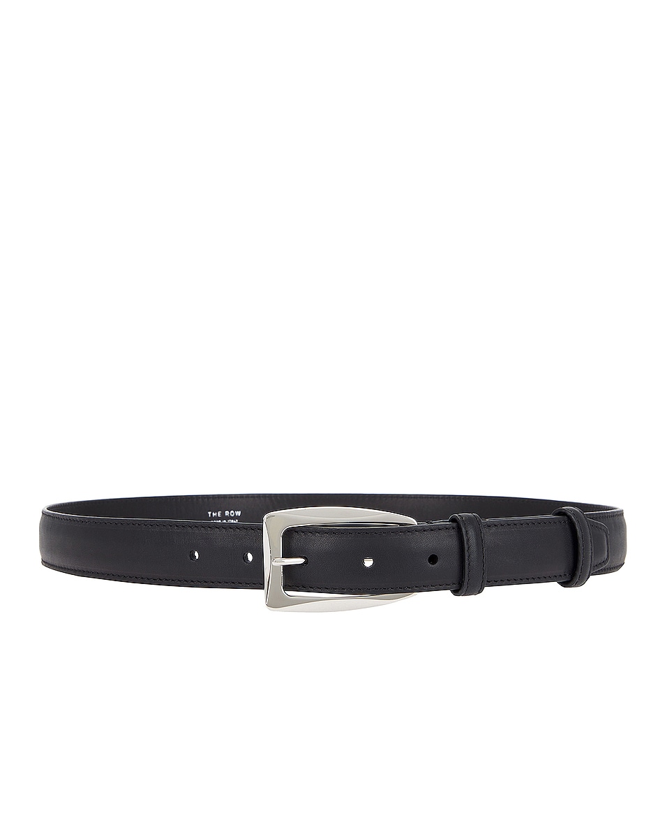 Image 1 of The Row Arco Belt in Black ANS