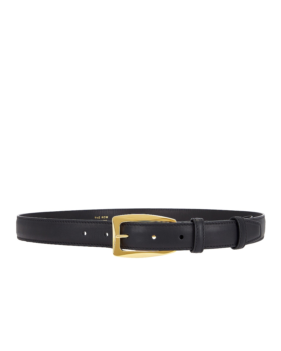 Image 1 of The Row Arco Belt in Black ANG