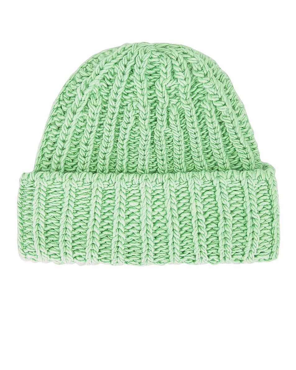 Image 1 of The Row Tobit Beanie in GREEN