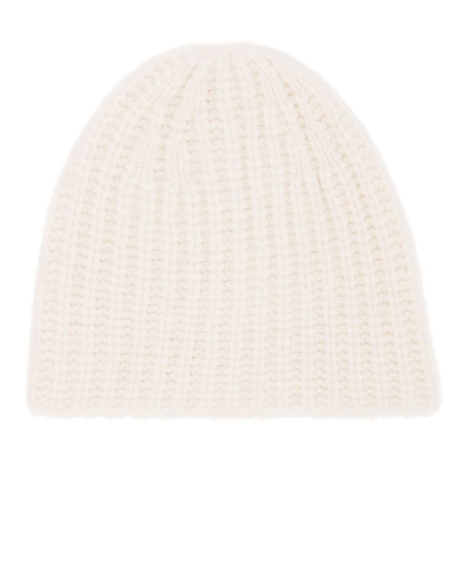 Image 1 of The Row Isty Beanie in Off White