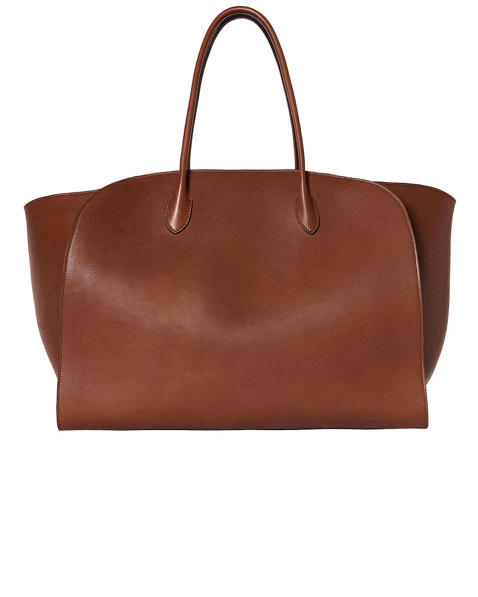 Image 1 of The Row Marlo 17 Bag in New Burgundy ANS