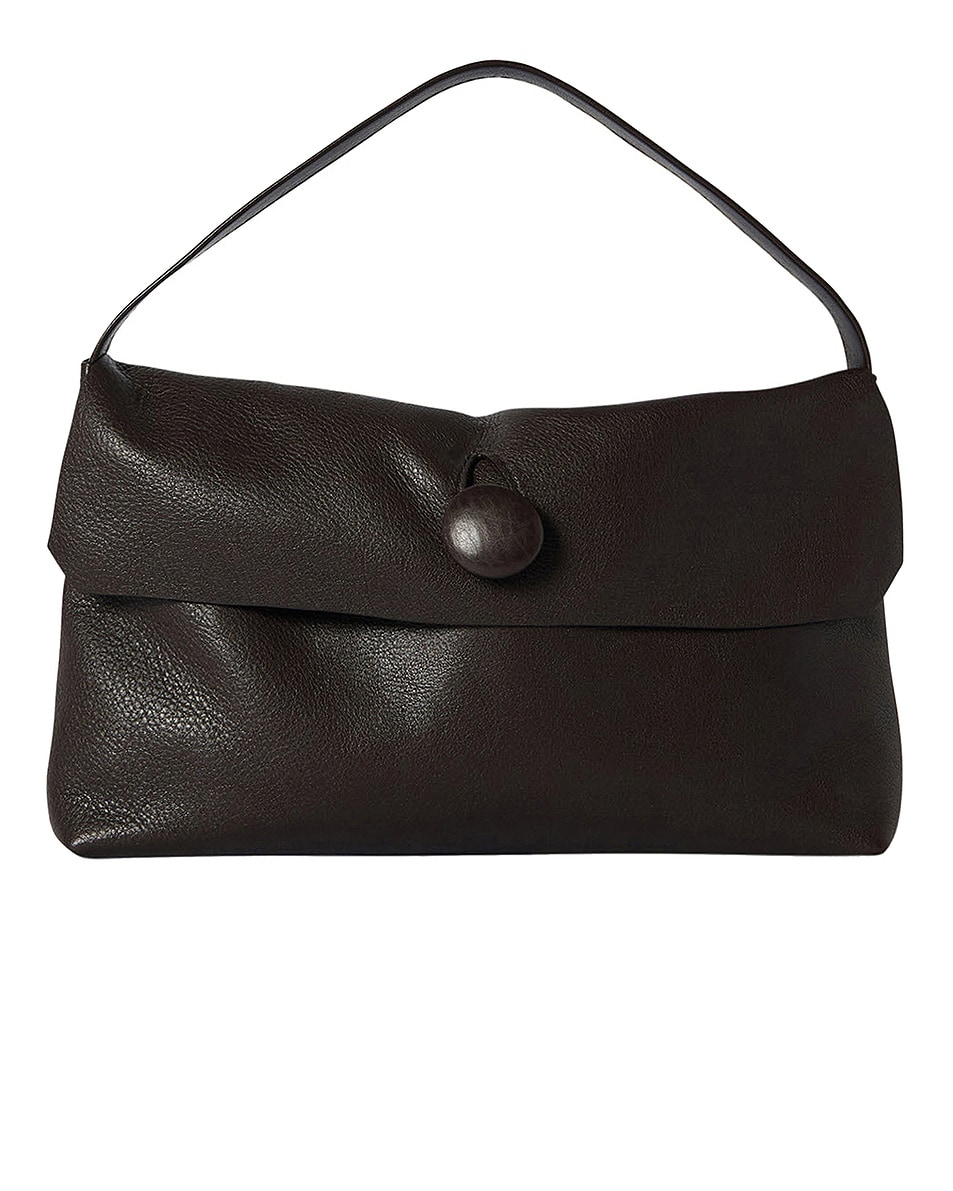Image 1 of The Row Sally Bag in Dark Brown