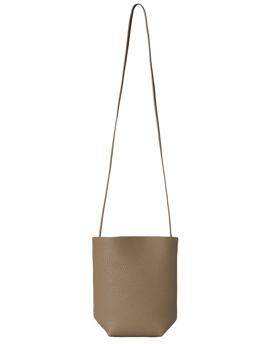 Image 1 of The Row North South Park Crossbody Bag in Smoked Taupe ANS