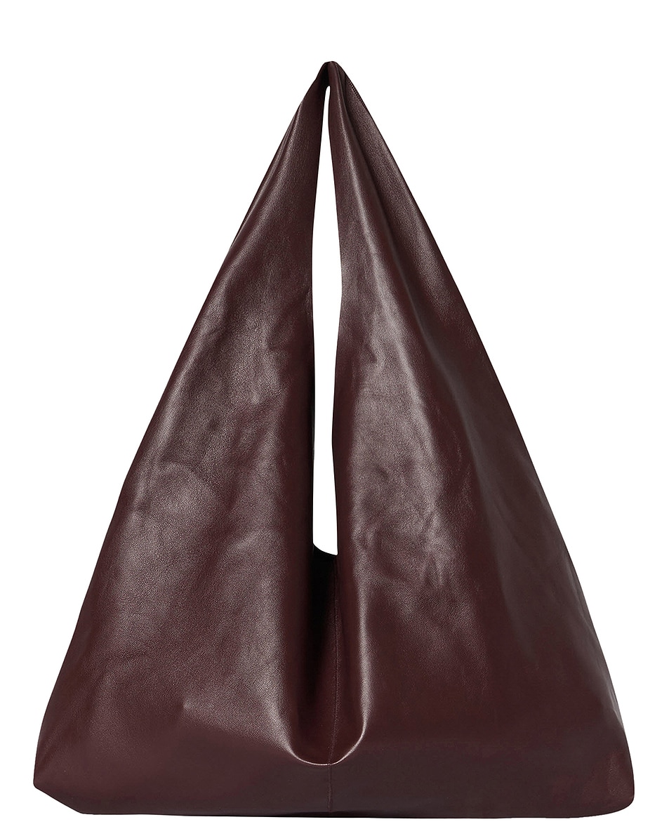 Image 1 of The Row New Bindle Bag in Burgundy ANS