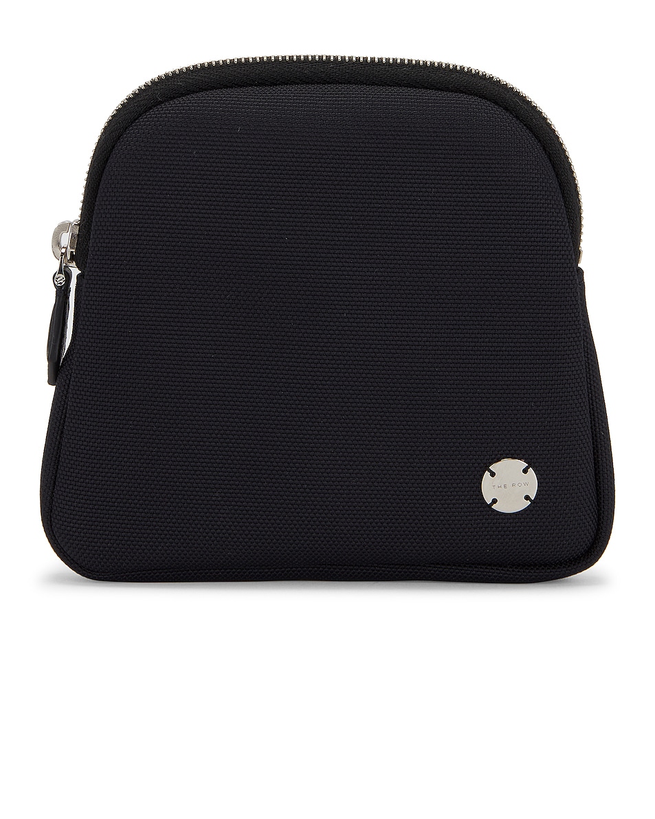 Image 1 of The Row Circle Pouch in Black PLD