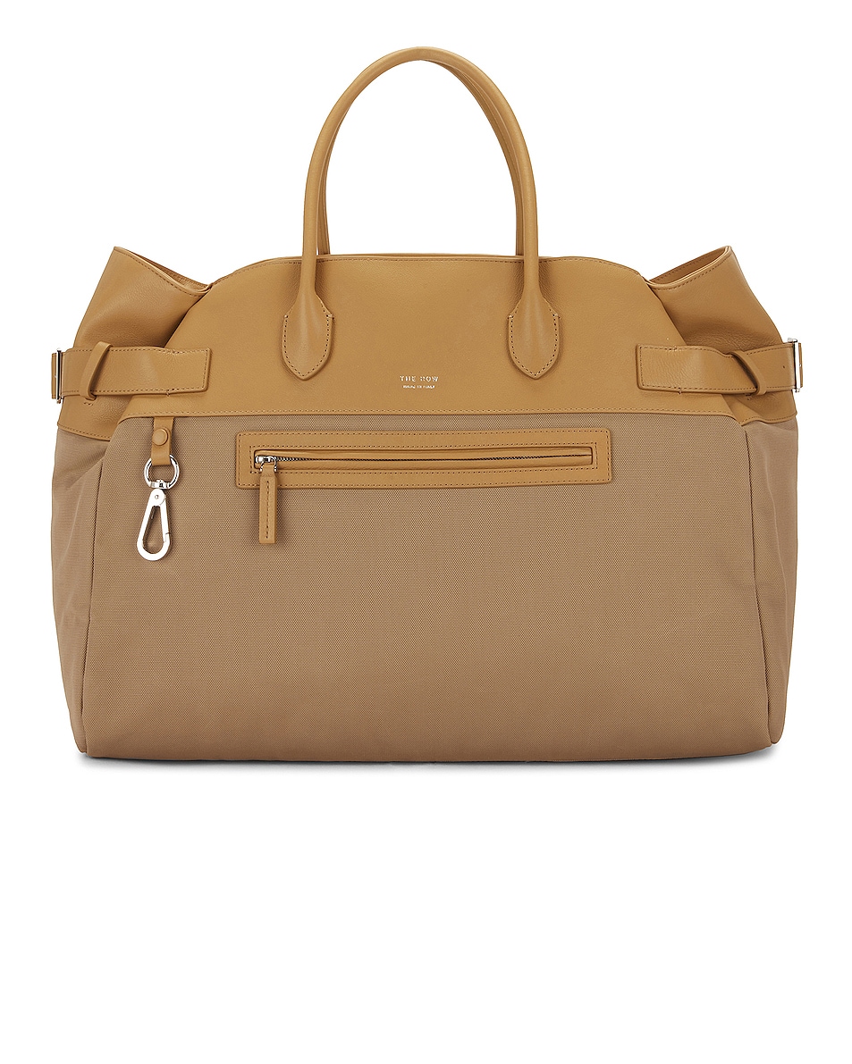 Image 1 of The Row Margaux 17 Inside Out Top Handle Bag in Dune PLD