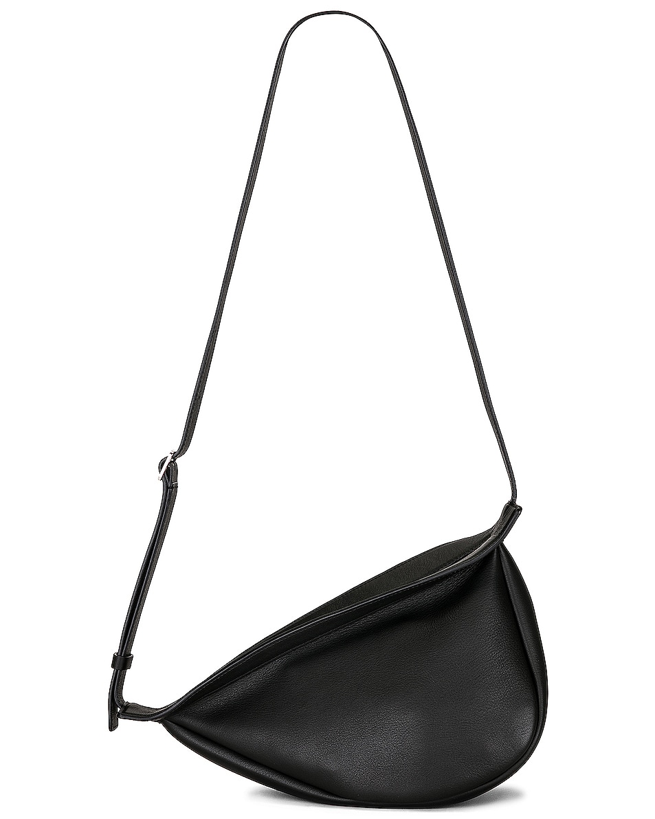 Image 1 of The Row Small Slouchy Banana Bag in Black PLD