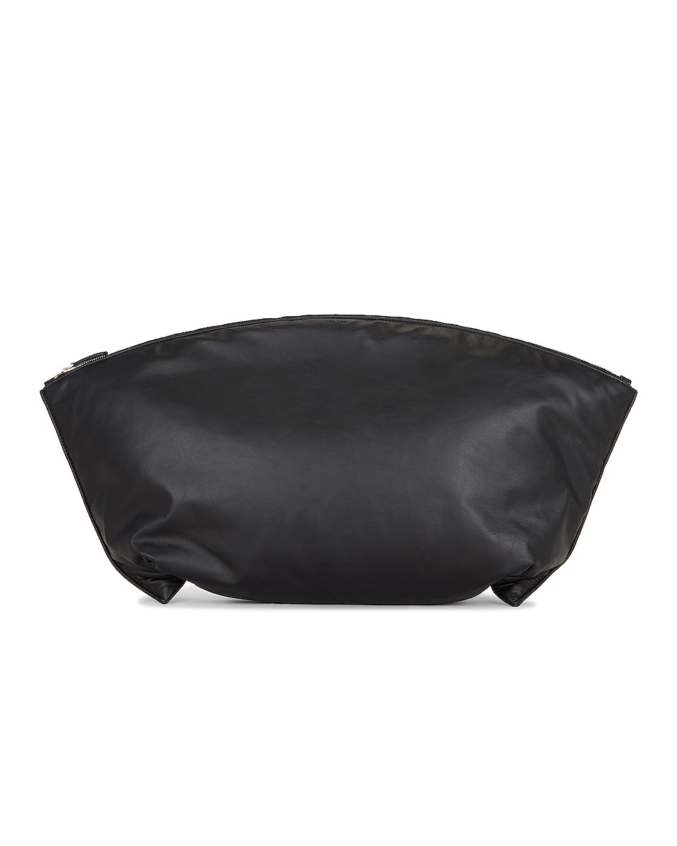 Image 1 of The Row XL Dante Clutch in Black