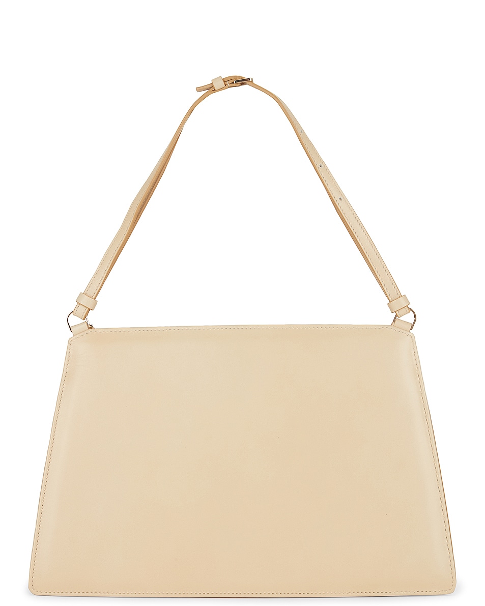 Image 1 of The Row Delanie Top Handle Bag in Butter