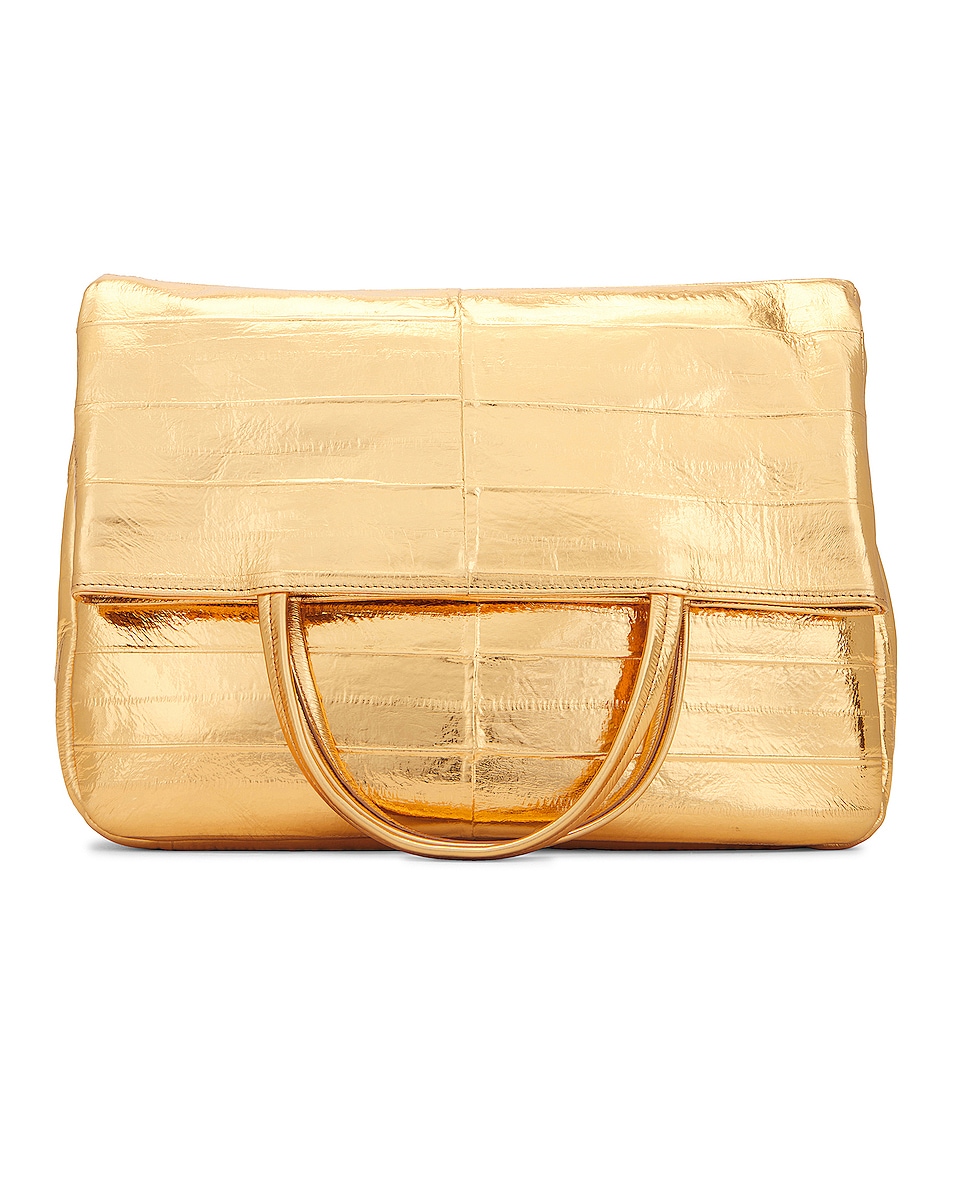 Image 1 of The Row Everett Bag in Gold SHG