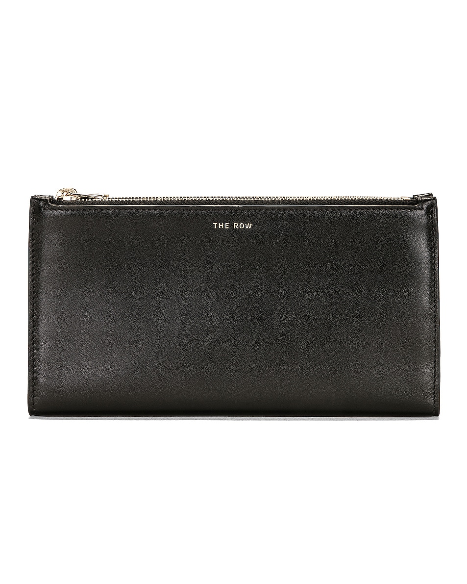 Image 1 of The Row Multi Zipped Wallet in Black LG