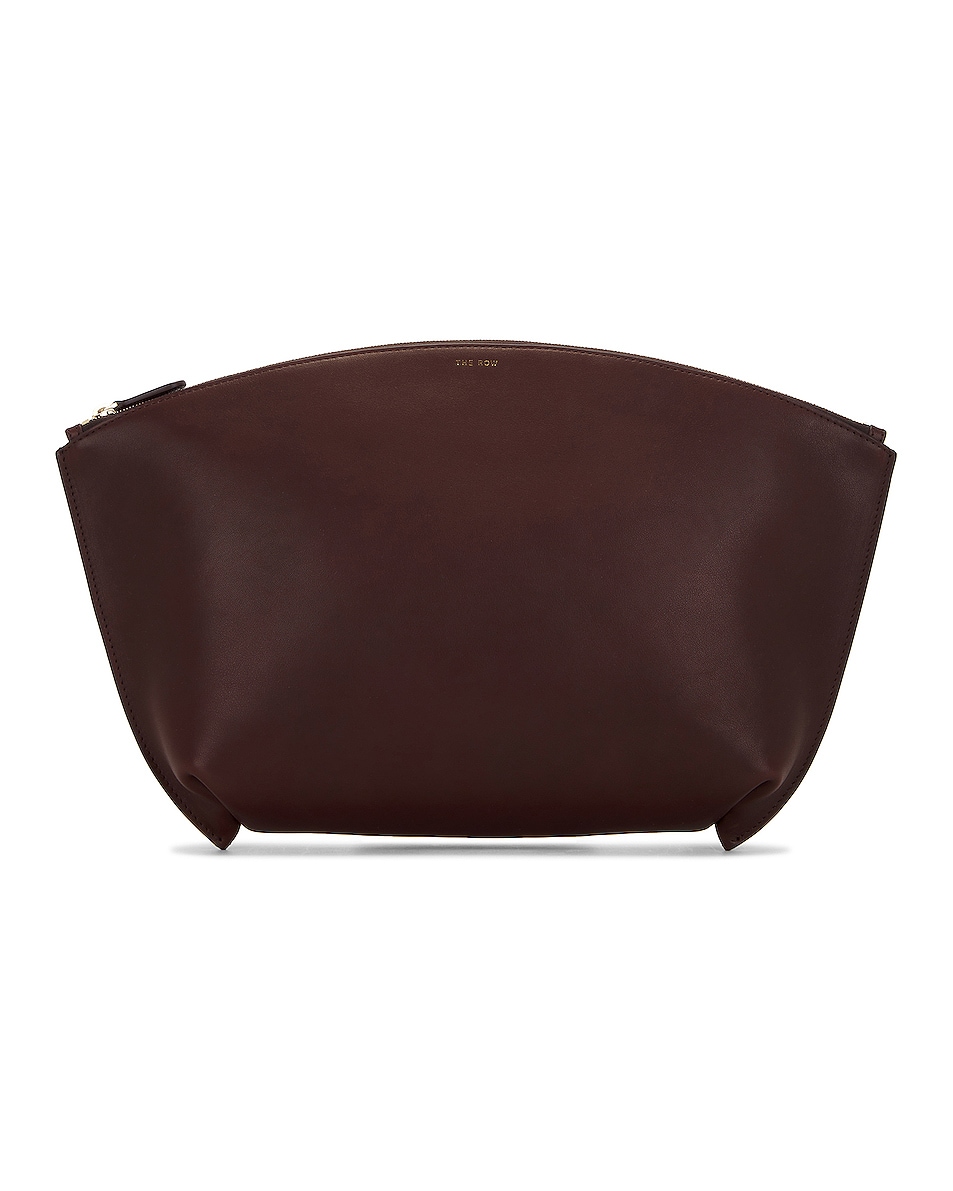 Image 1 of The Row Dante Clutch in Burgundy
