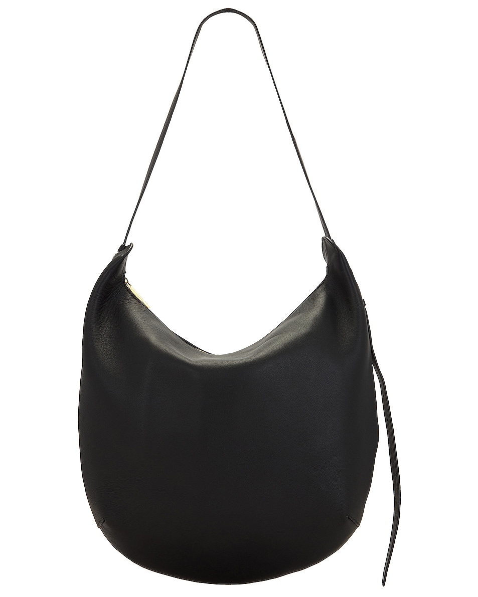 The Row Allie Hobo Bag in Black | FWRD