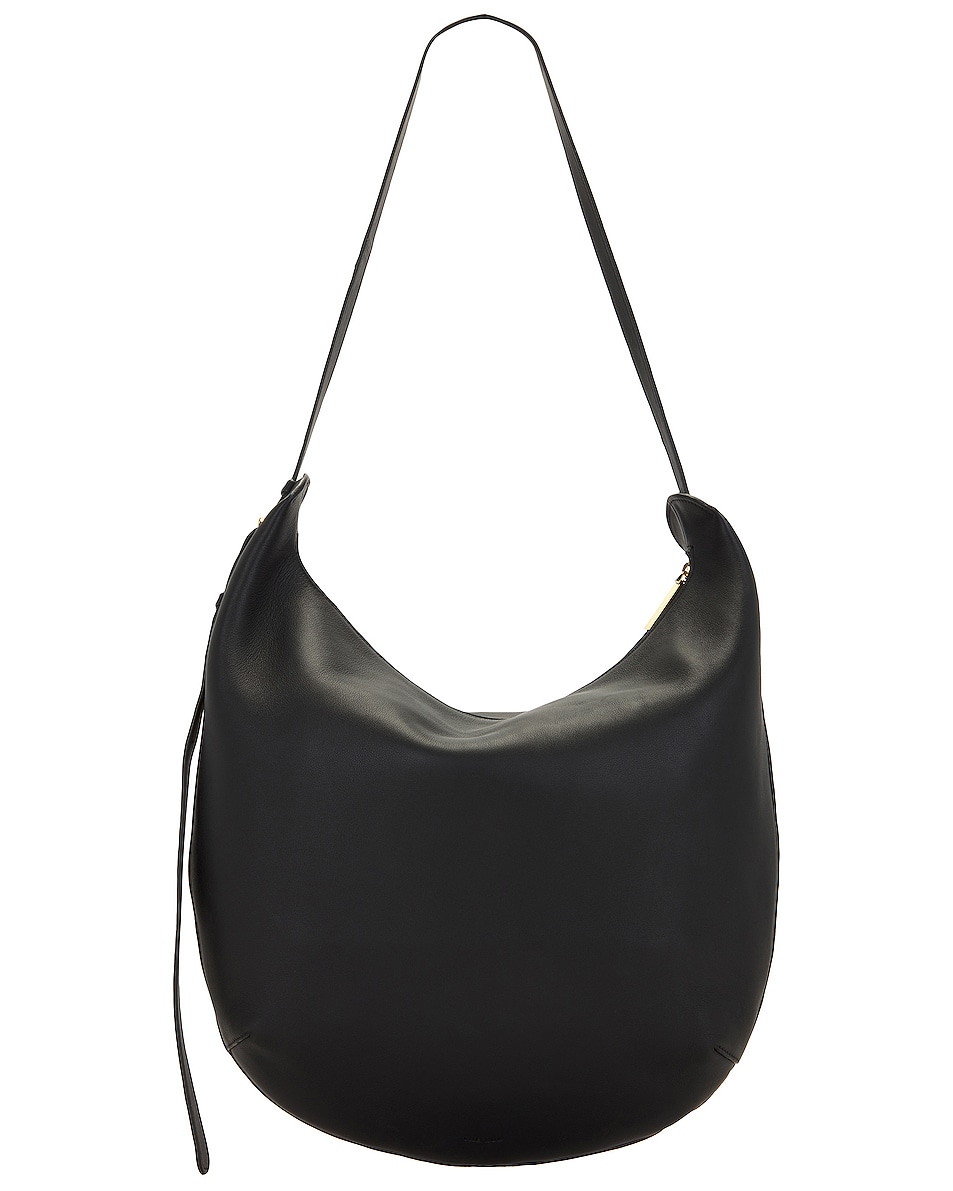 The Row Allie Hobo Bag in Black | FWRD