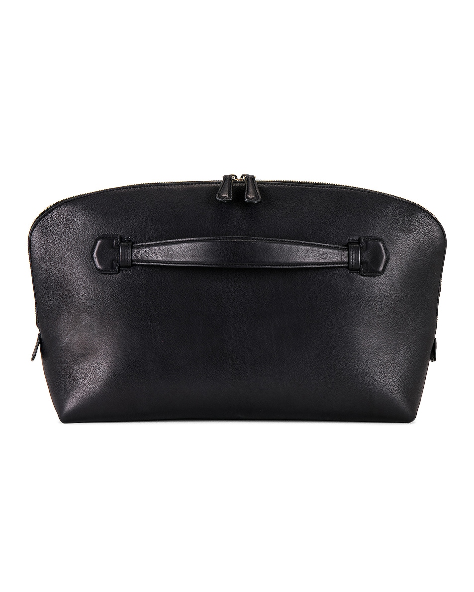 Image 1 of The Row Ellie Pouch in Black