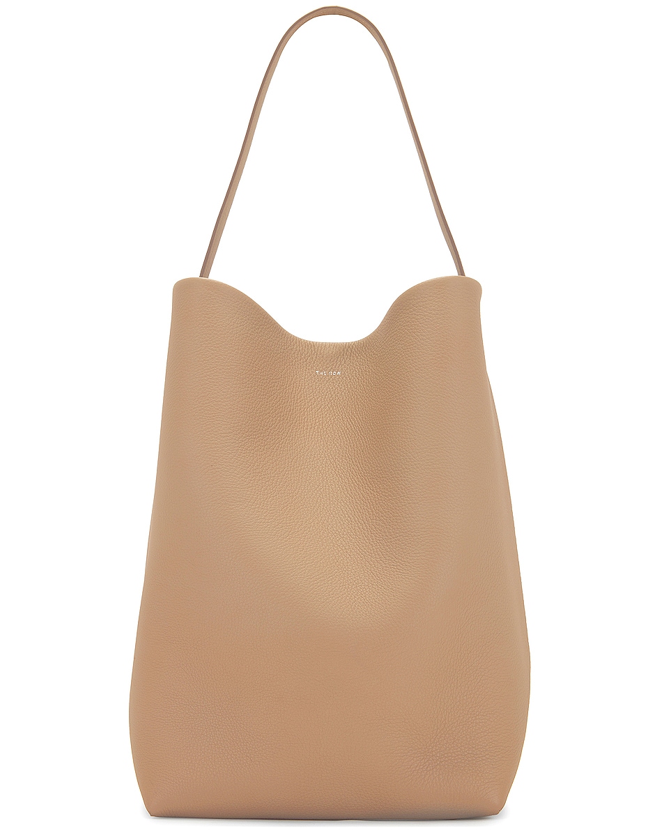 Image 1 of The Row Large North South Park Tote in Dark Taupe