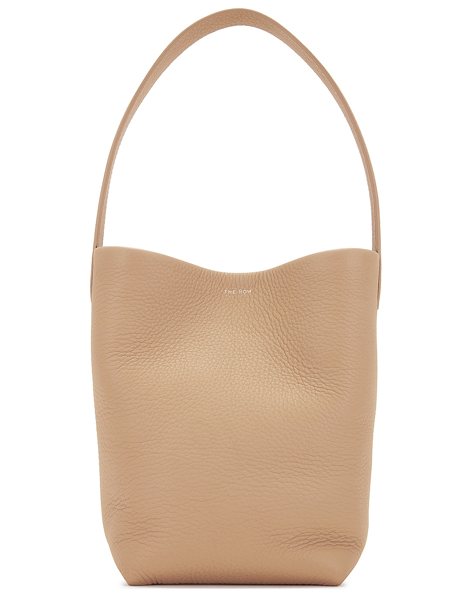 Image 1 of The Row Small North South Park Tote in Dark Taupe