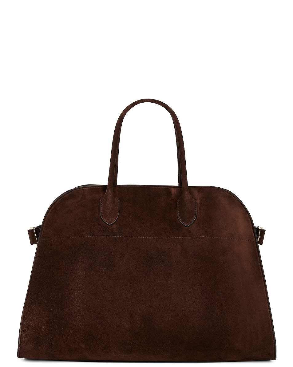 Image 1 of The Row Soft Margaux 15 Bag in Mocha