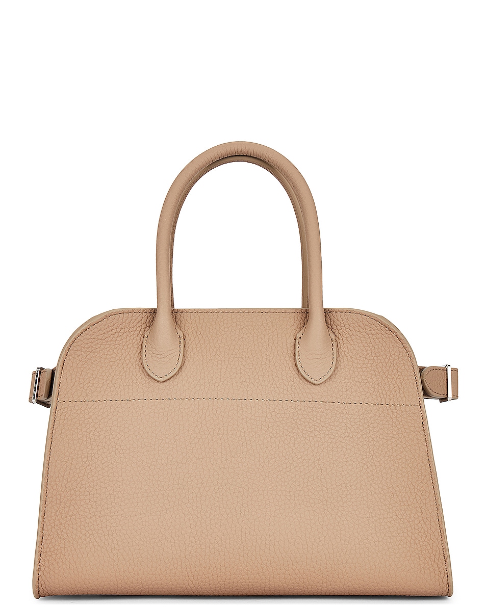 The Row Soft Margaux 10 Bag in Dark Taupe | FWRD