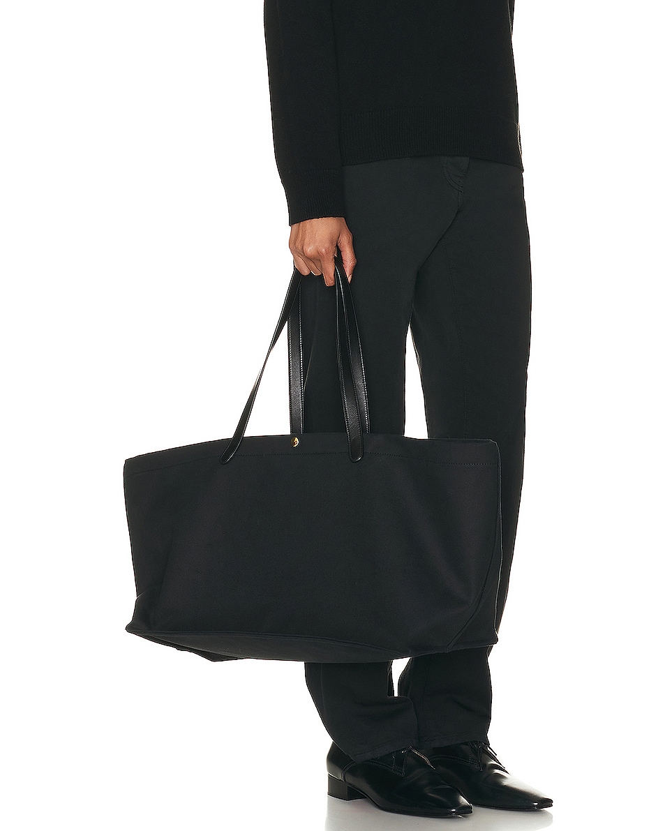 The Row XL Idaho Tote Bag in Black SHG FWRD