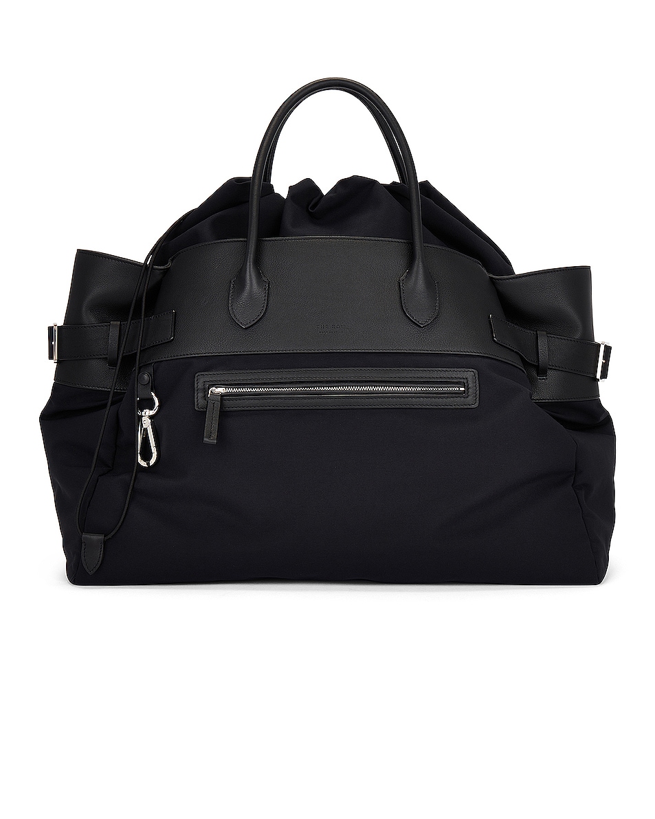 The Row Margaux 17 Inside Out Bag in Dark Navy & Black | FWRD