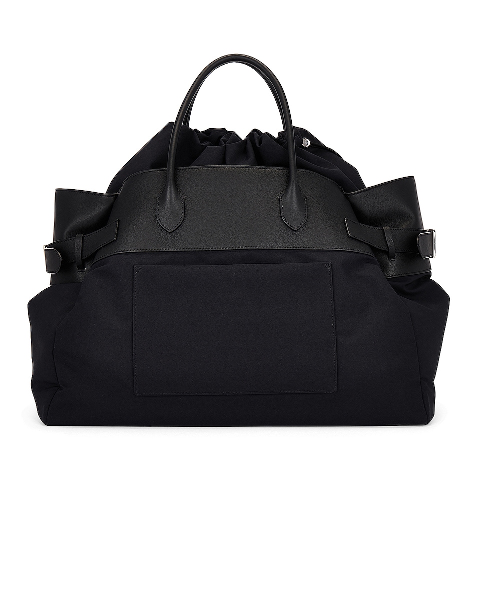 The Row Margaux 17 Inside Out Bag in Dark Navy & Black | FWRD