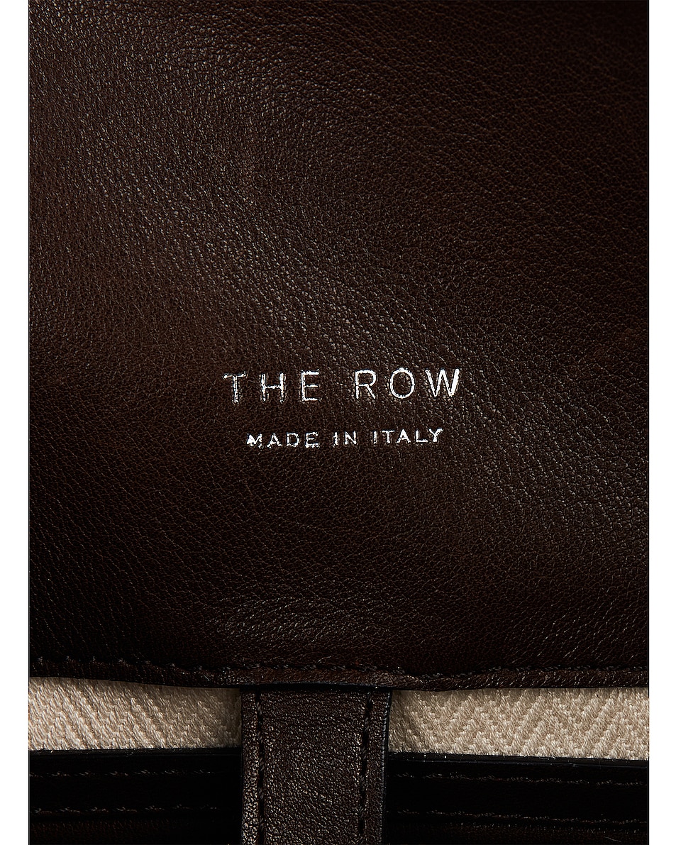 The Row Soft Margaux 12 Bag in Deep Brown Pld | FWRD