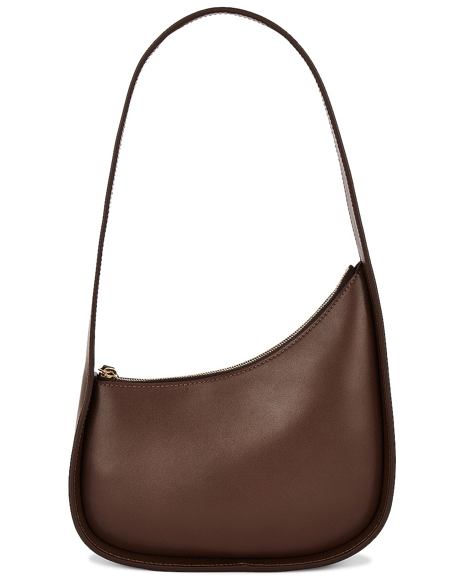 The Row Half Moon Bag in Stone Shg FWRD