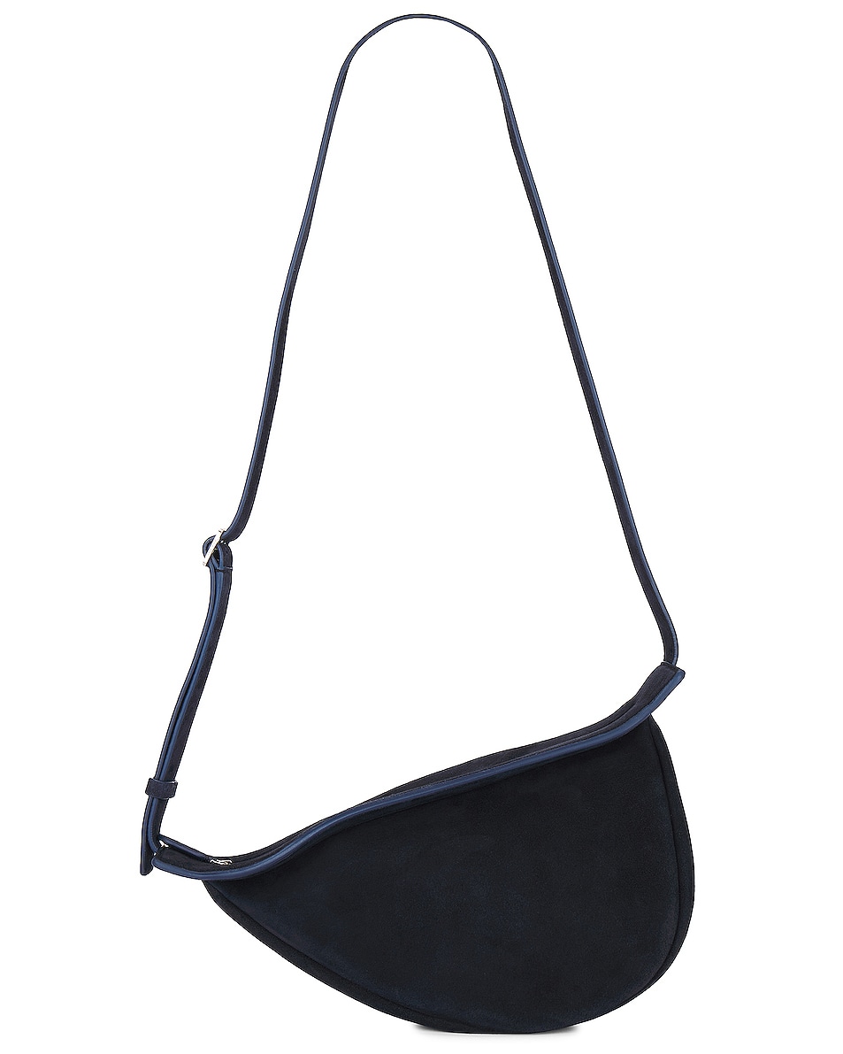 Image 1 of The Row Small Slouchy Banana Bag in Dark Navy PLD