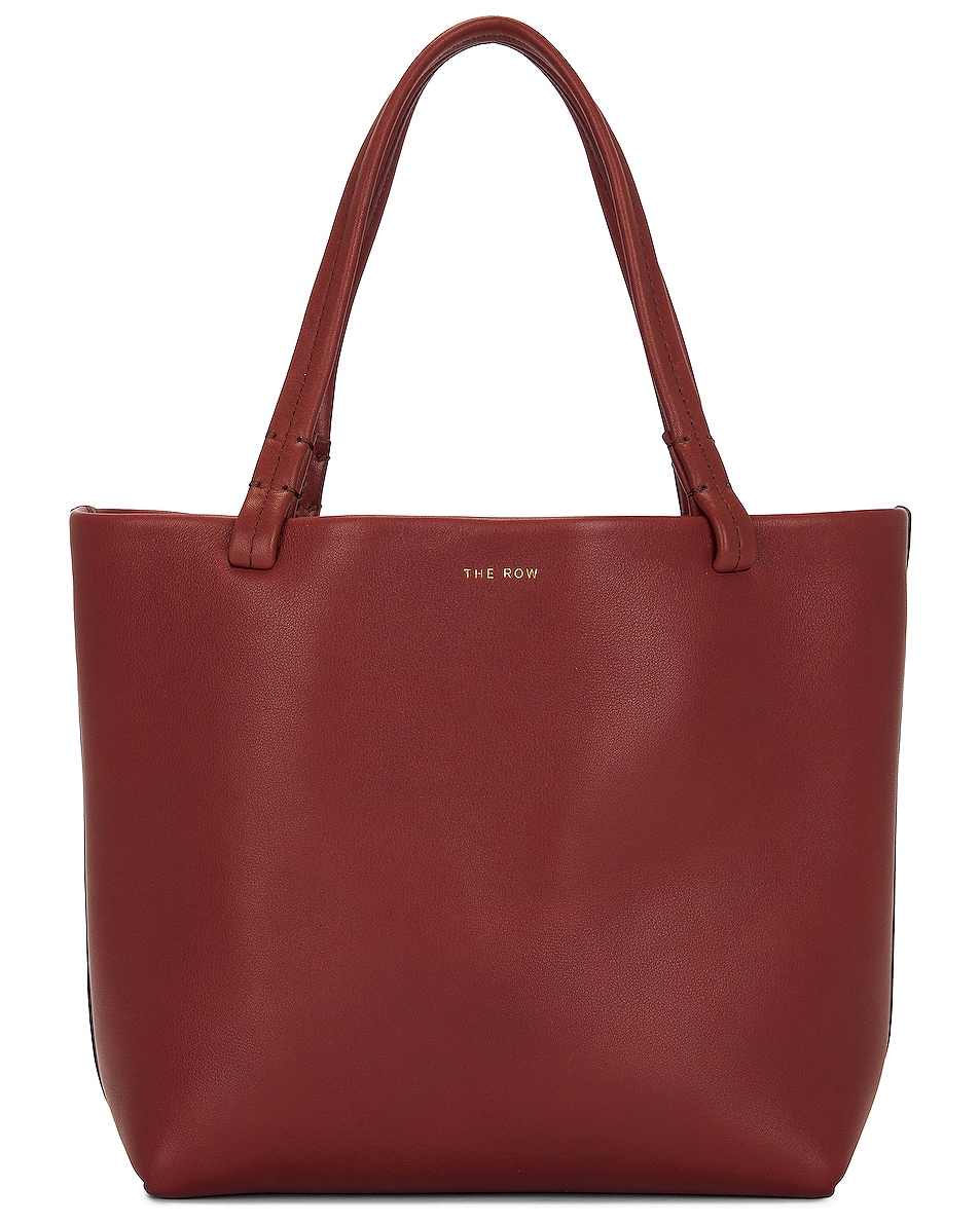 Image 1 of The Row Small Park Tote Bag in Cognac SHG