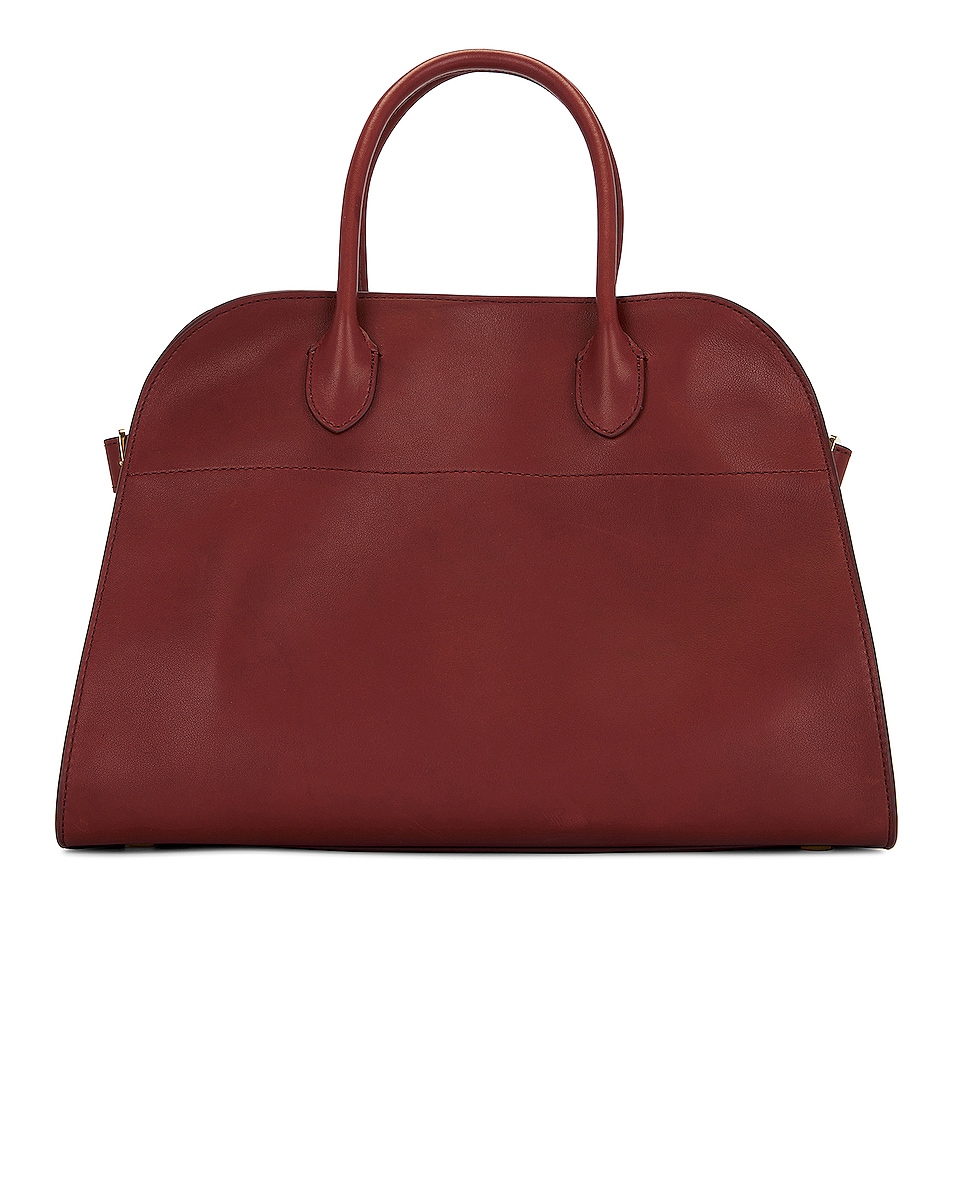 Image 1 of The Row Soft Margaux 12 Bag in Cognac SHG