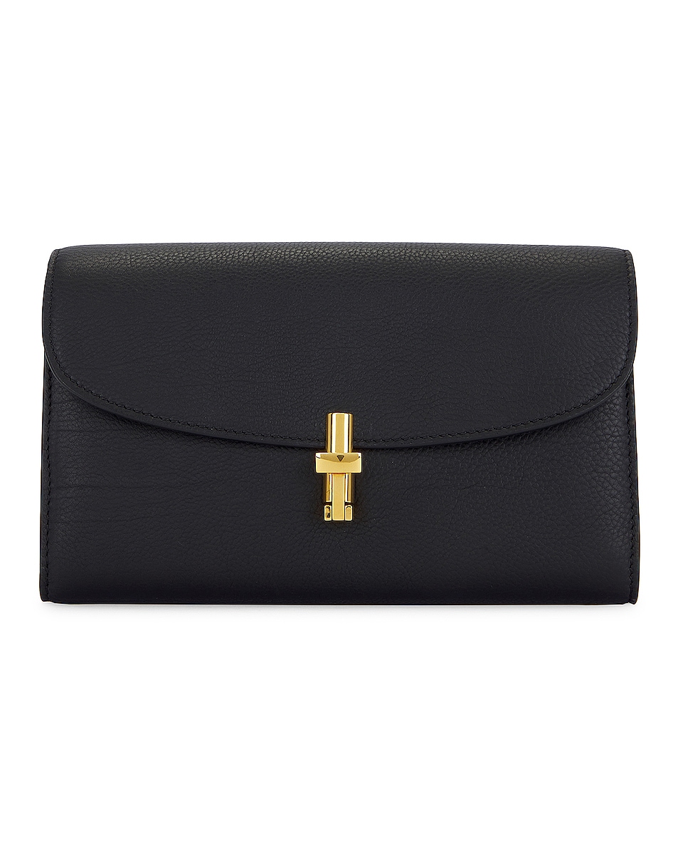 Image 1 of The Row Sofia Continental Wallet in Black