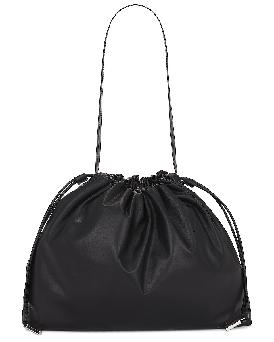 Image 1 of The Row Angy Hobo Bag in Black PLD
