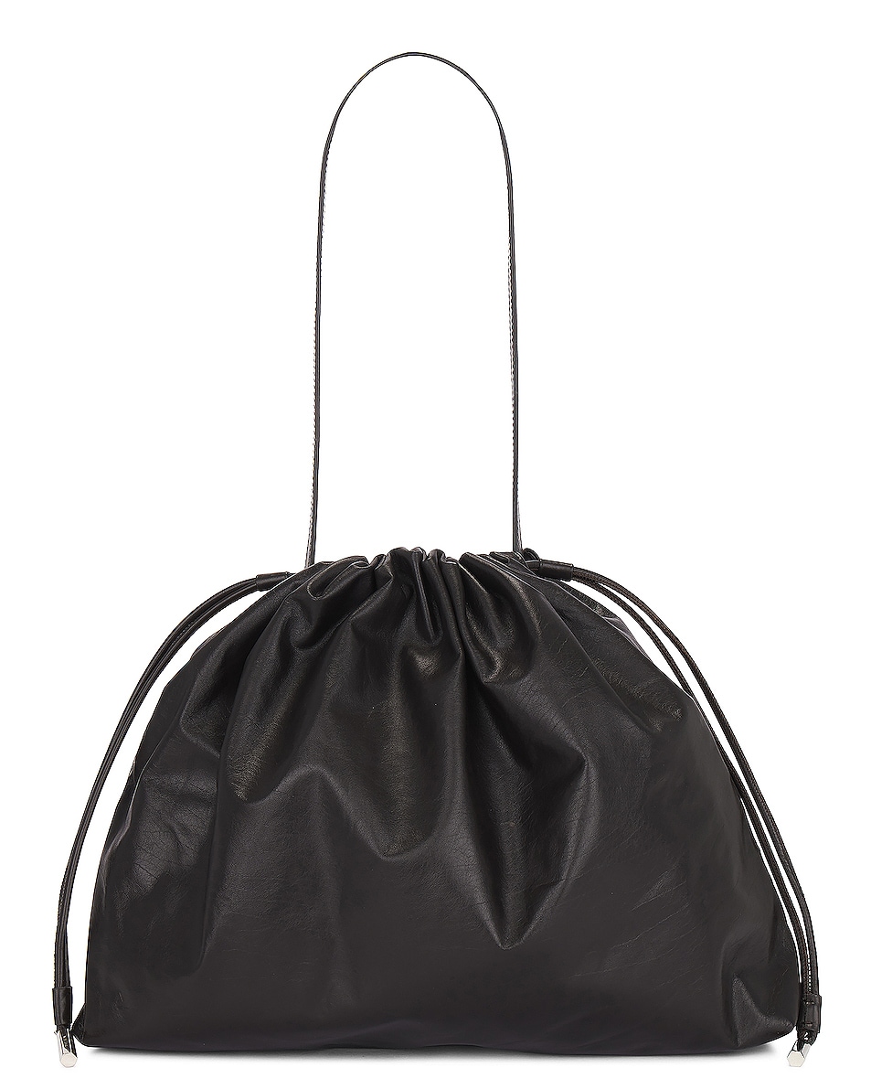 Image 1 of The Row Angy Hobo Bag in Dark Brown PLD