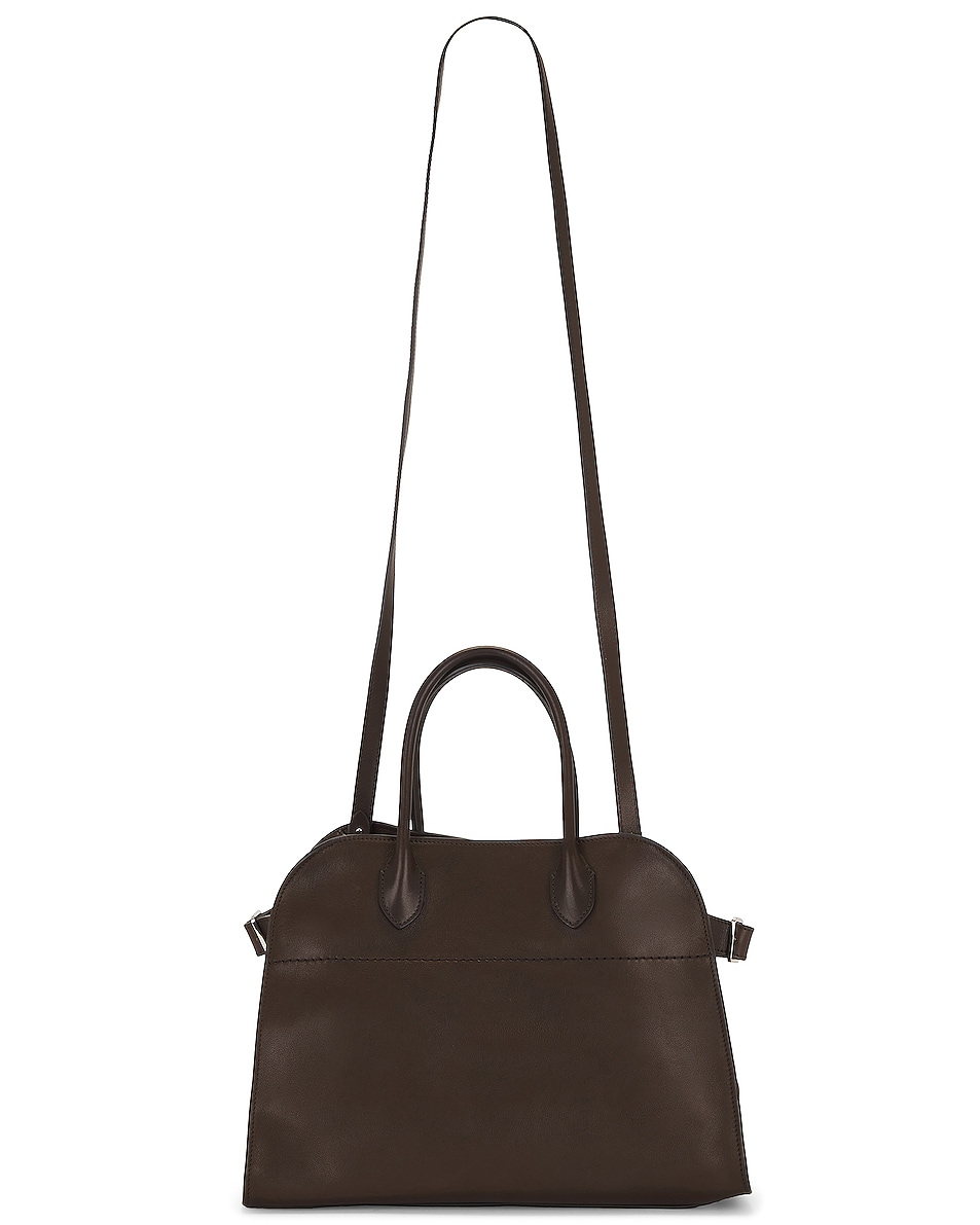 Image 1 of The Row Soft Margaux 12 Bag in Dark Olive PLD