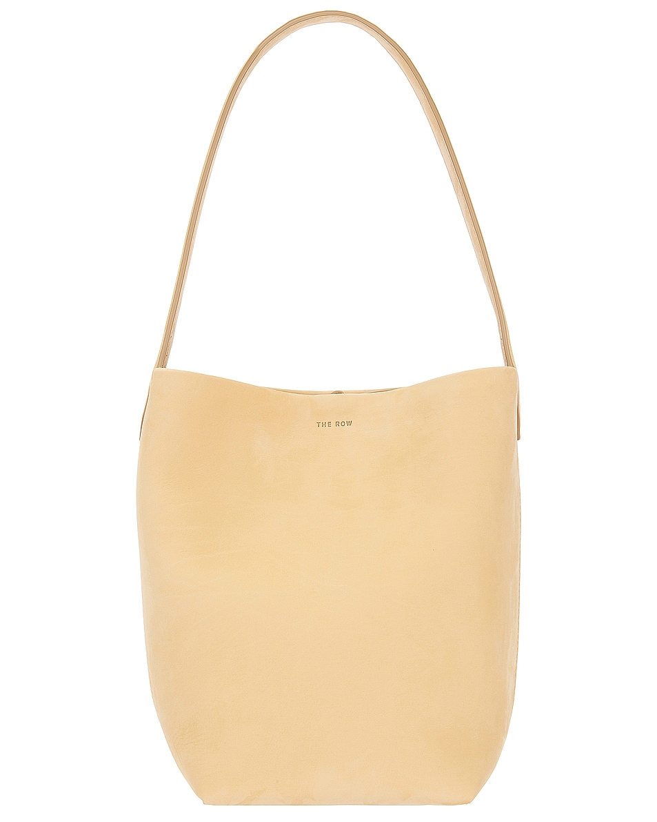 Image 1 of The Row Small Park Tote in CROISSANT