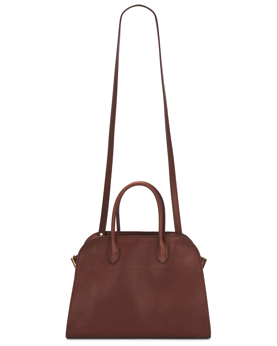 Image 1 of The Row Soft Margaux 12 Bag in New Burgundy ANG