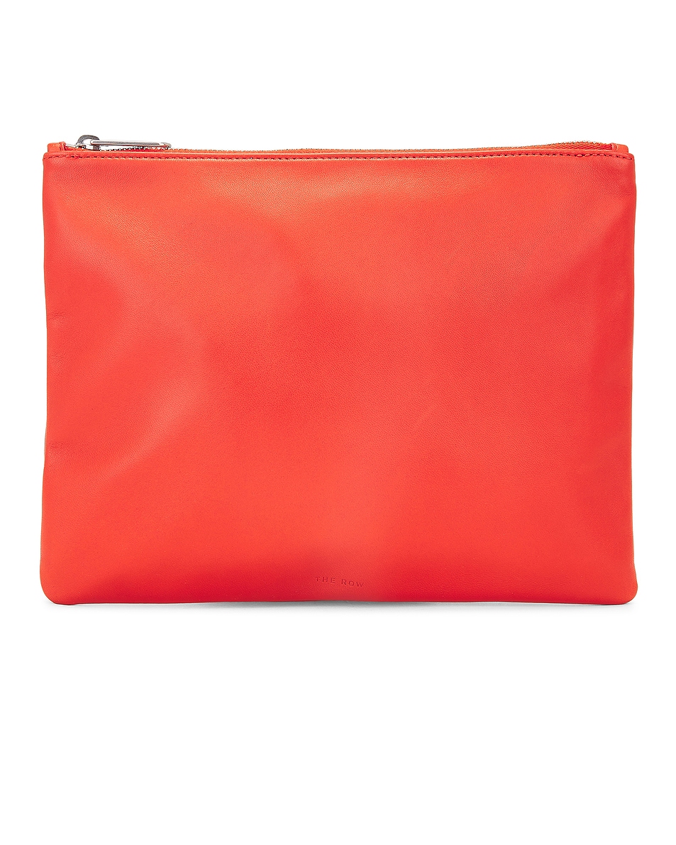 Image 1 of The Row Allegra Pouch in Candy Red ANS