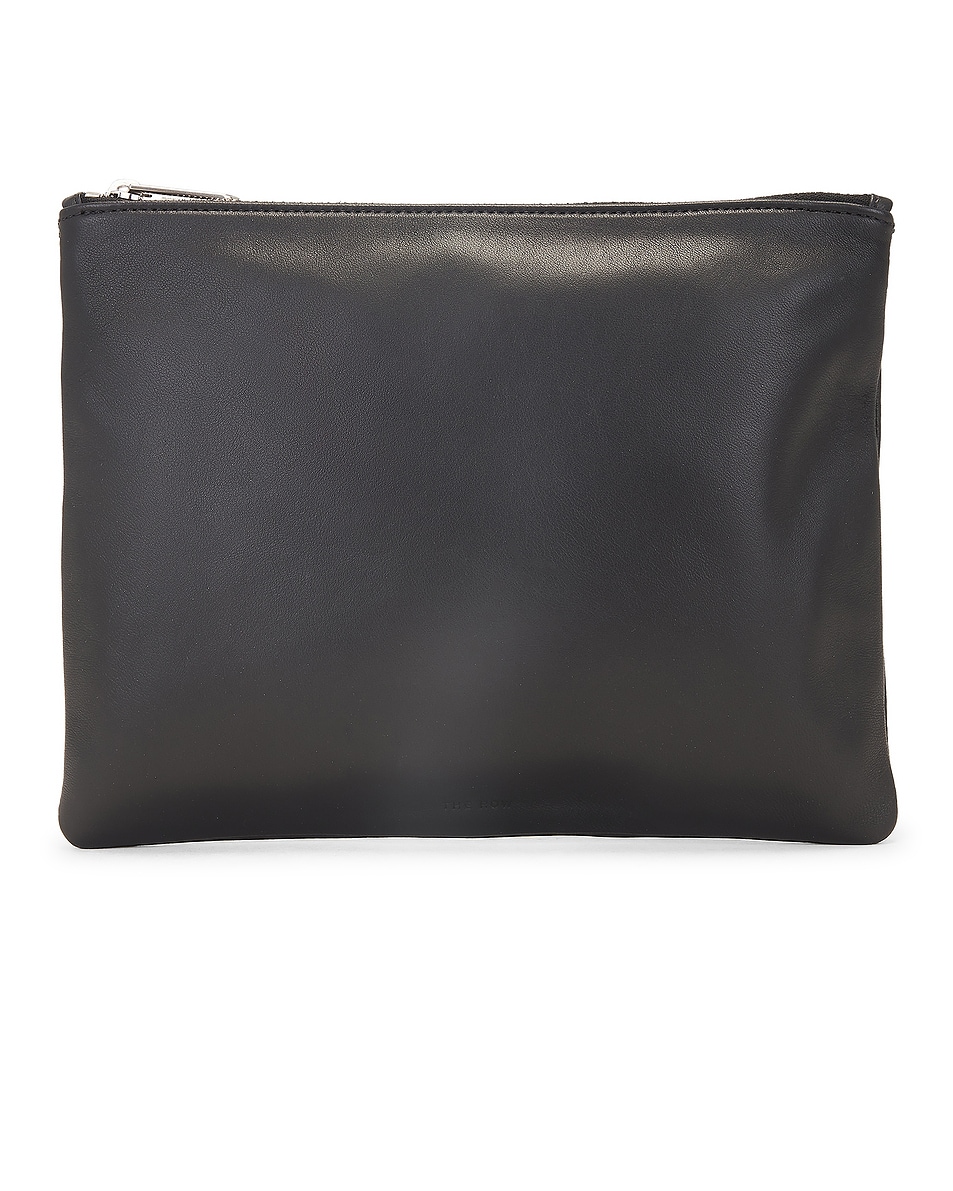 Image 1 of The Row Allegra Pouch in Black ANS