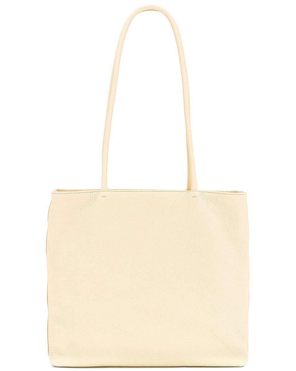 Image 1 of The Row Medium Zip Shopper Bag in Oyster
