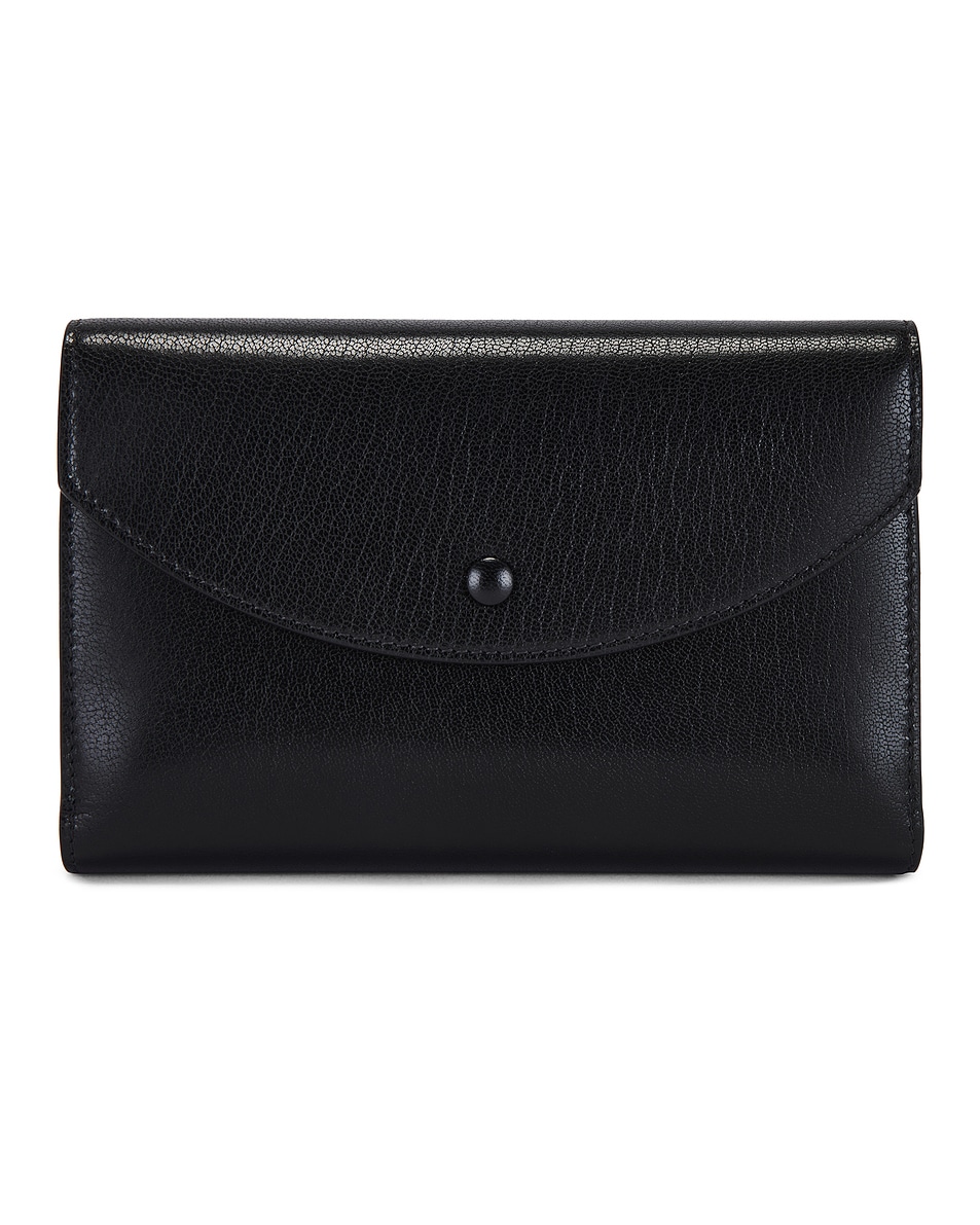 Image 1 of The Row All IN Wallet in Black SHG
