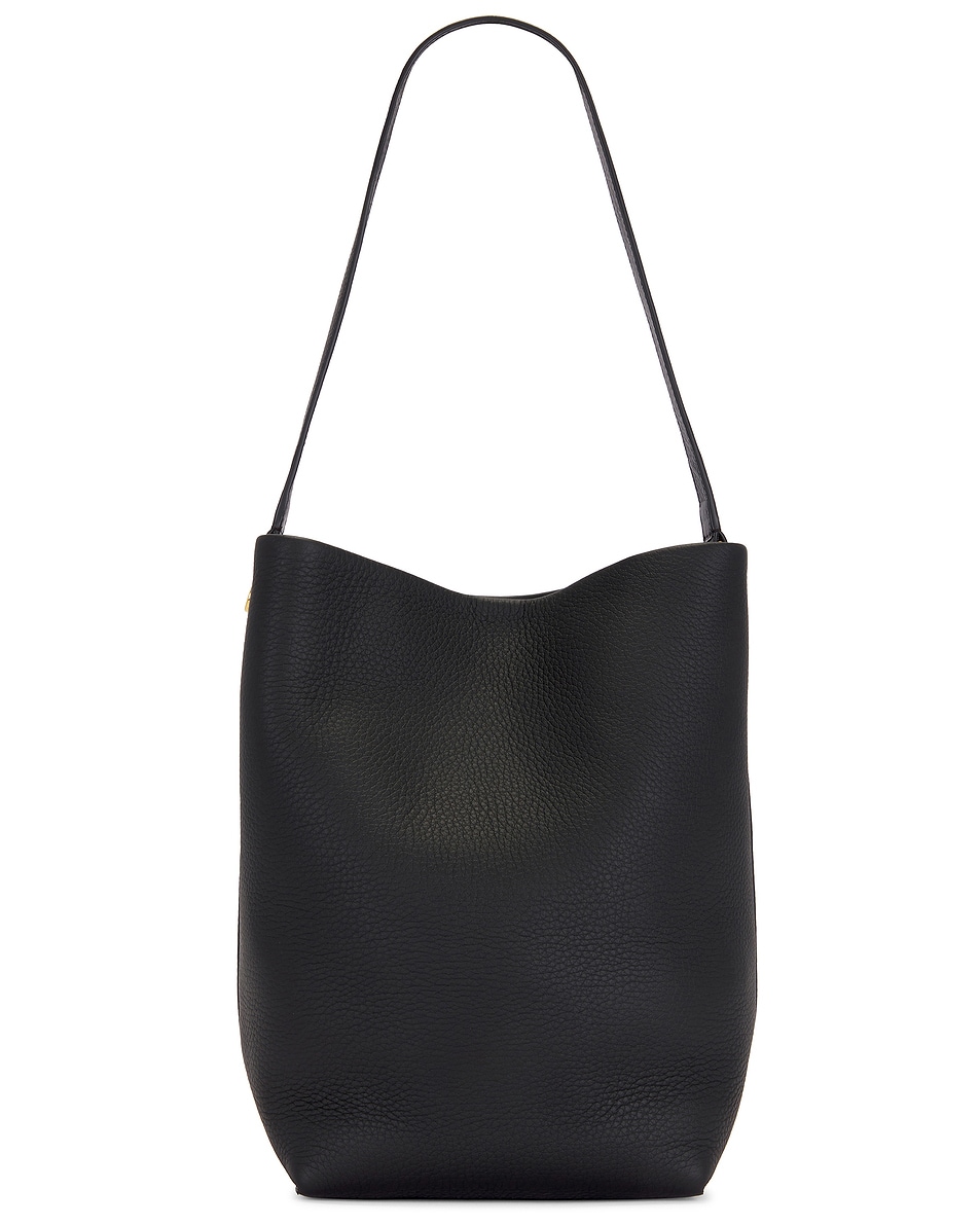 Image 1 of The Row Medium NS Tote Hook Bag in Black ANG