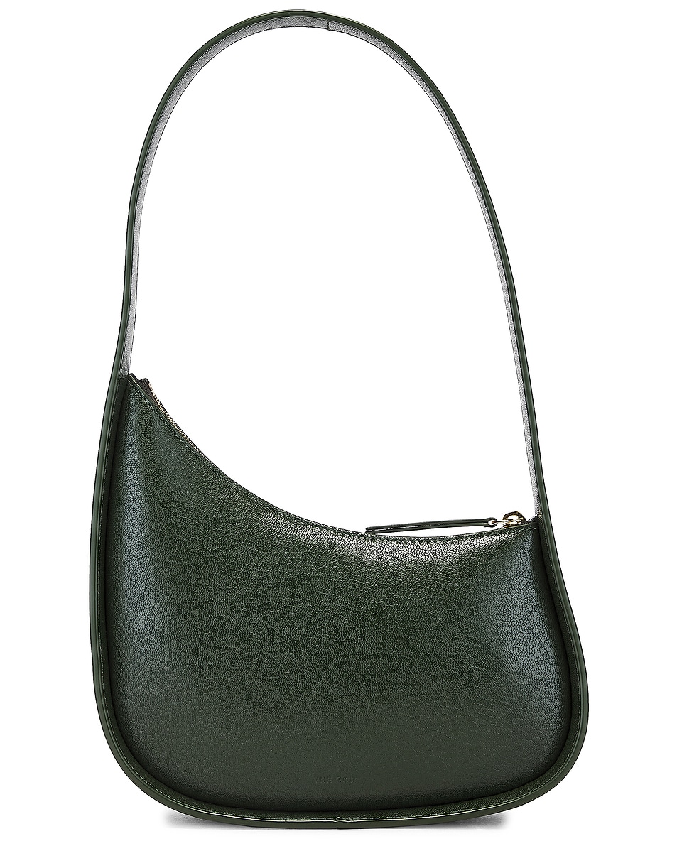 Image 1 of The Row Half Moon Bag in Seaweed Green SHG